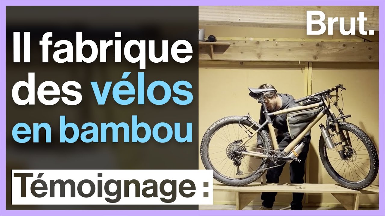 Il fabrique des vélos en bambou