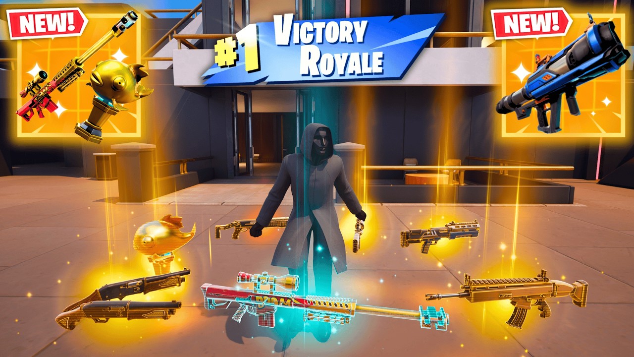 ALL MYTHIC AND EXOTIC GUNS IN FORTNITE (NEW! Fortnite Chapter 7 Season 1)