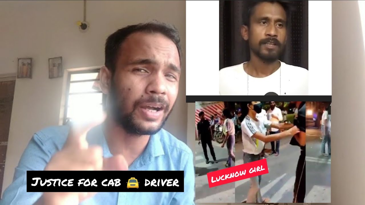 Lucknow girl beating cab driver