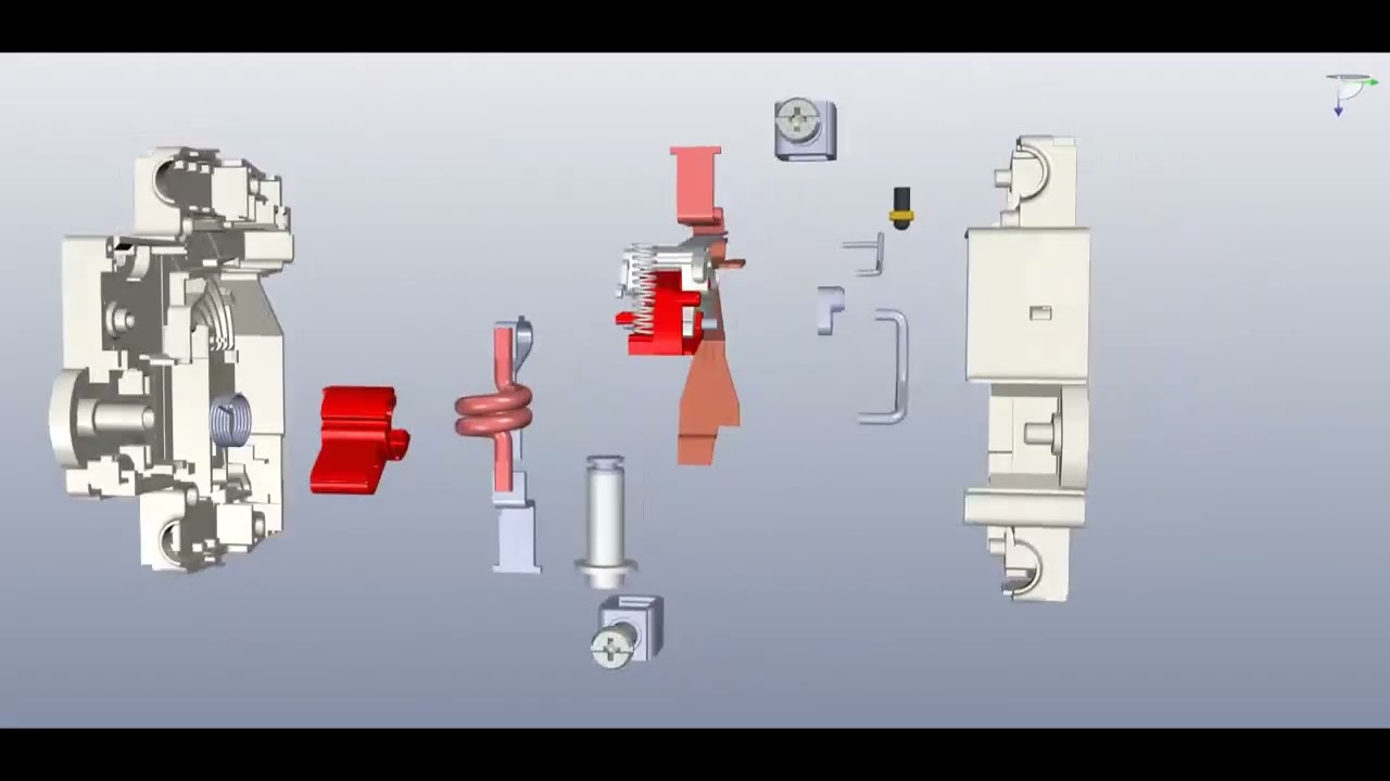 Inside the MCB: 3D Breakdown of HUYU Electric&rsquo;s Miniature Circuit Breaker