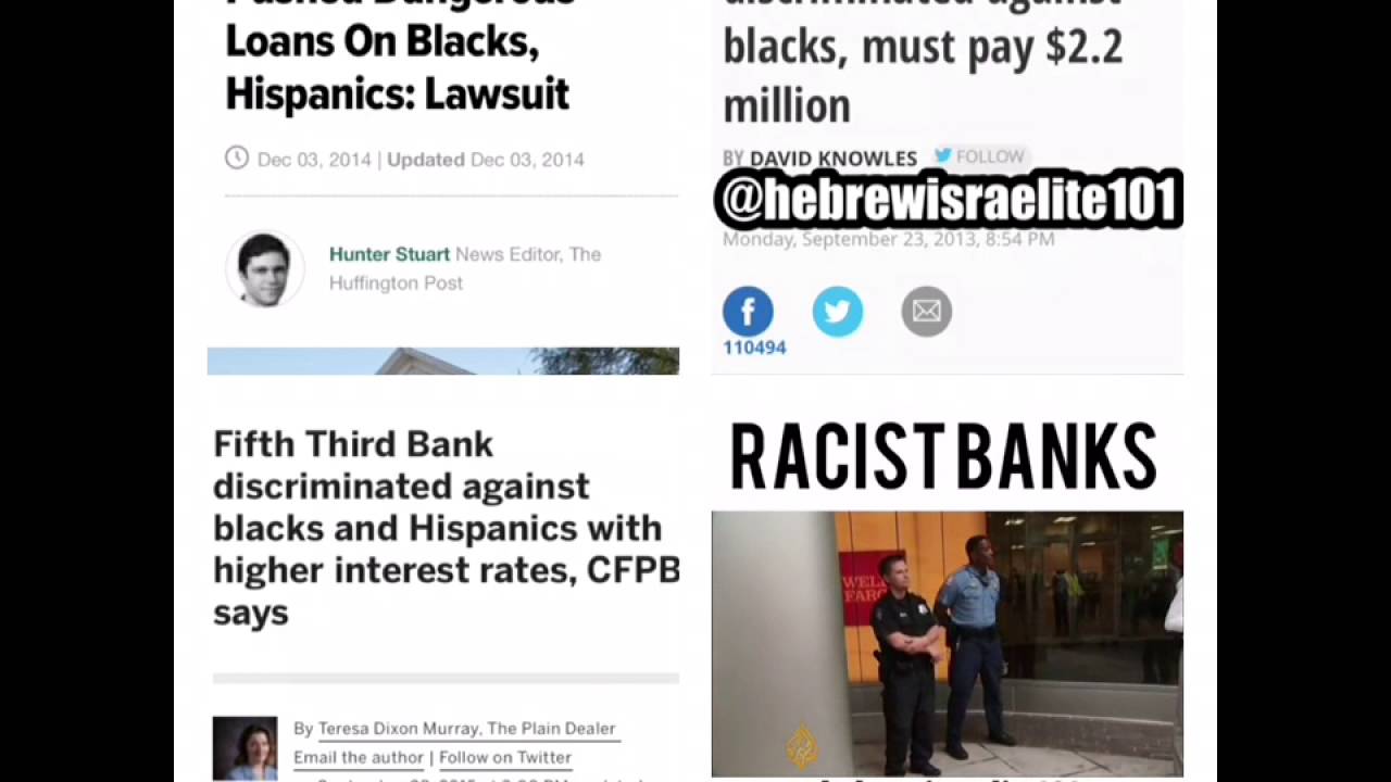 RACIST BANKS IN AMERICA