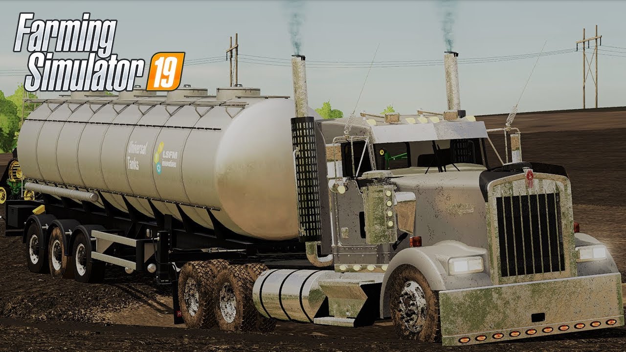 WE BURIED THE SEMI IN MUD - COUNTY LINE SEASONS FS19 (ROLEPLAY)