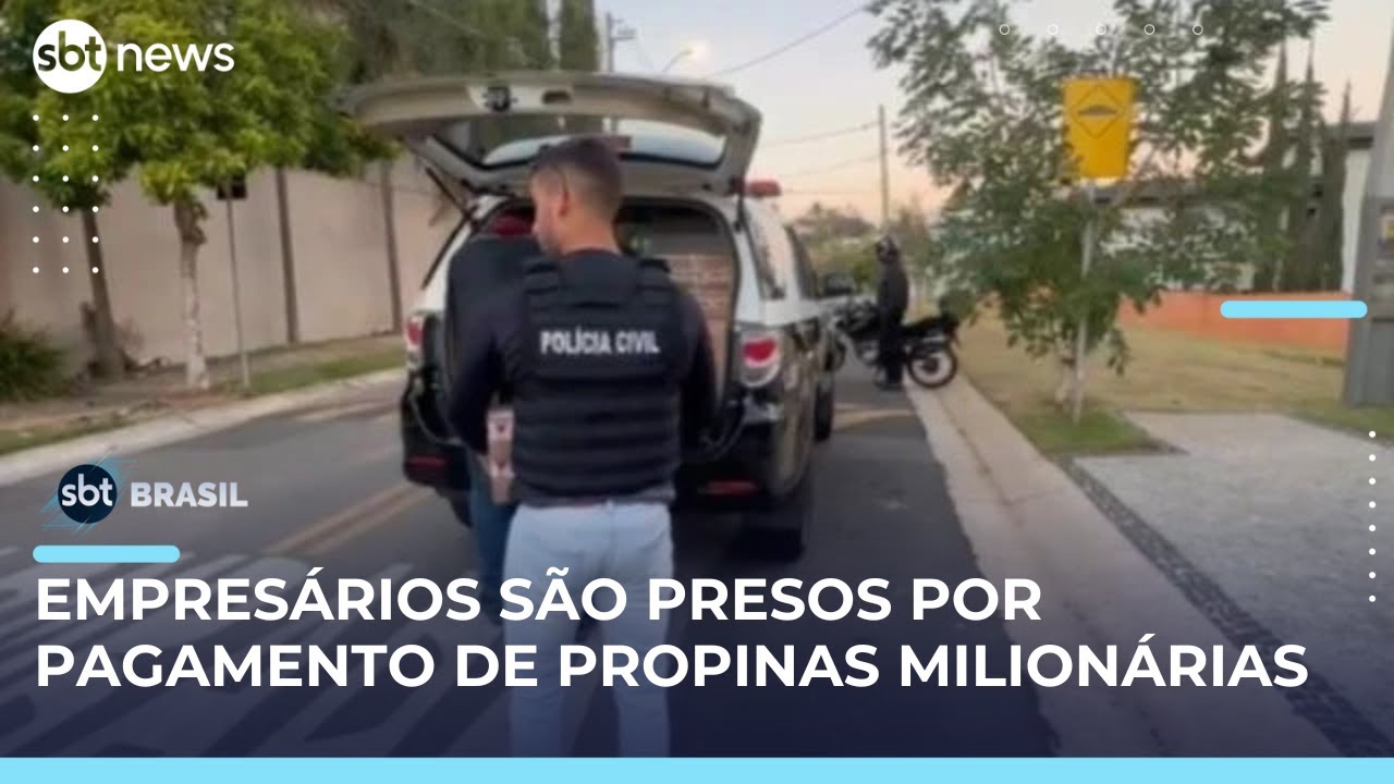 Empresários são presos em operação contra corrupção em SP | #SBTBrasil