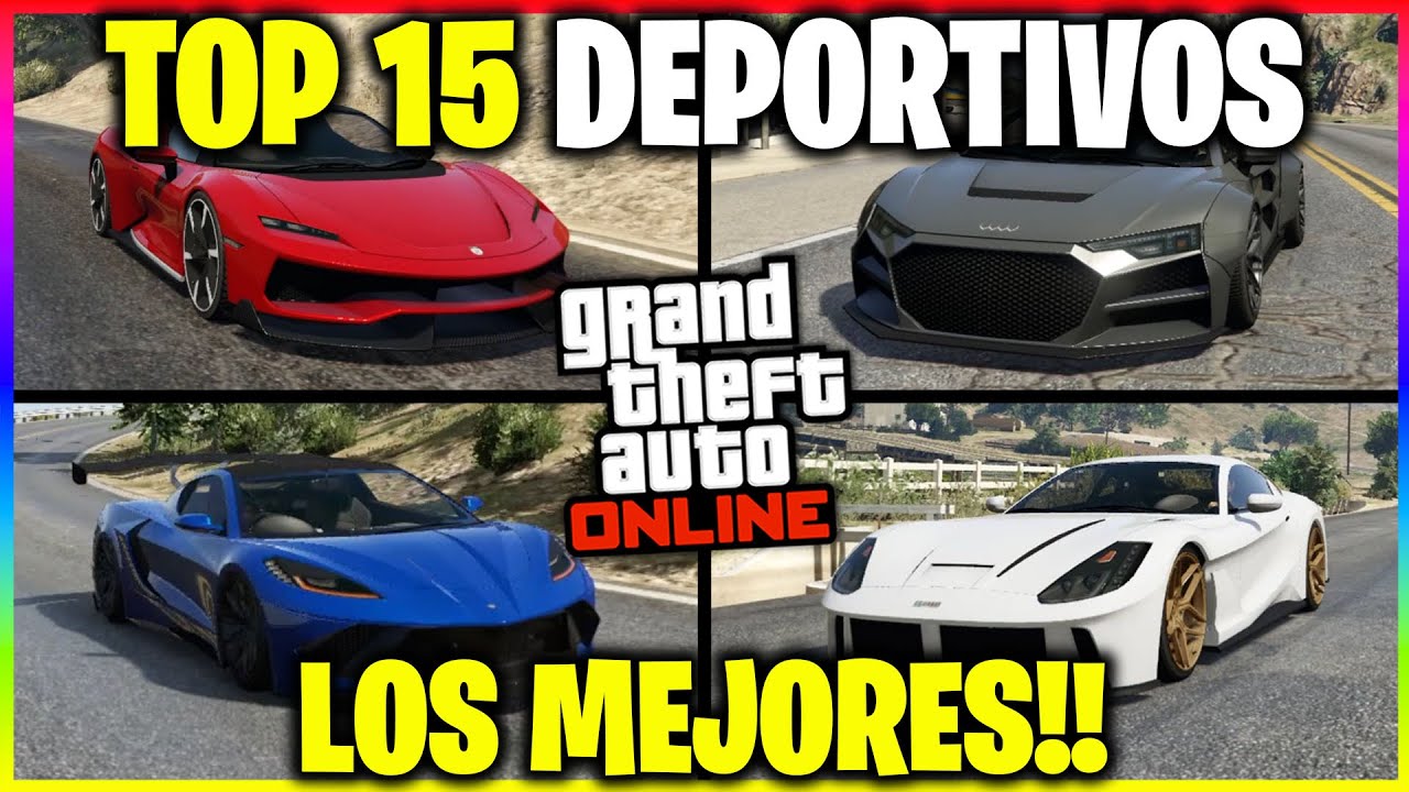 TOP 15 MEJORES COCHES DEPORTIVOS en GTA 5 ONLINE