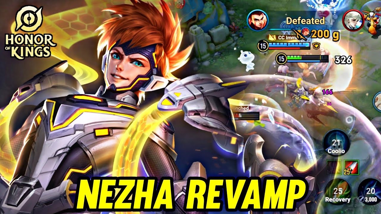 HOK : NEZHA REVAMP NEW PATCH - HONOR OF KINGS