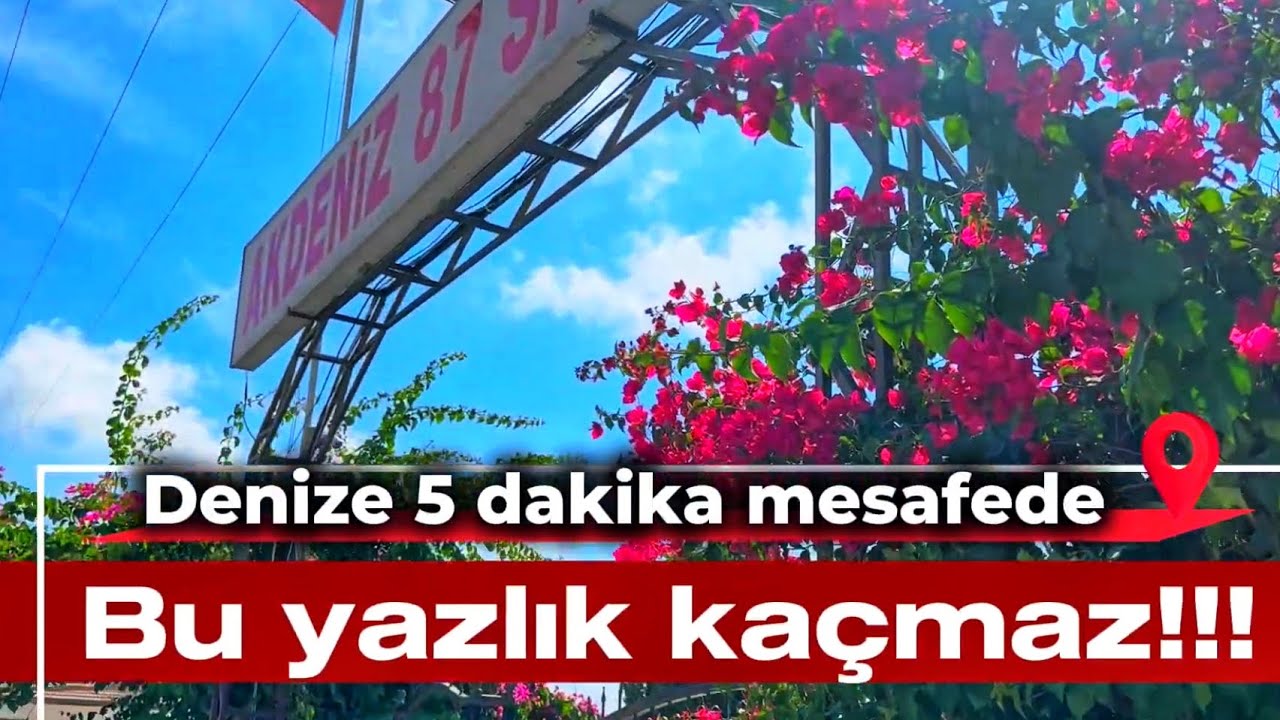 Manavgat Kızıl Ağaç’ta Havuzlu Sitede Satılık 4 katlı Yazlık