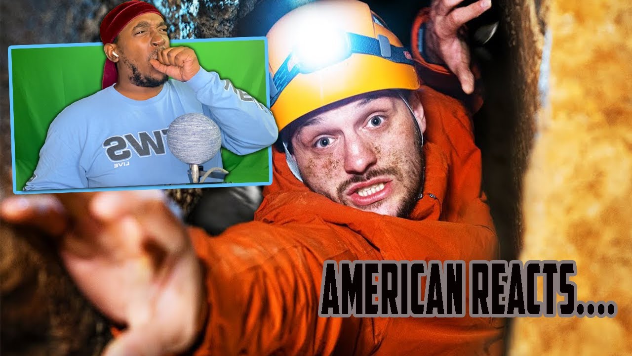 American Reacts To TGF Hunted In The UK's Largest Cave (CLAUSTROPHOBIC)