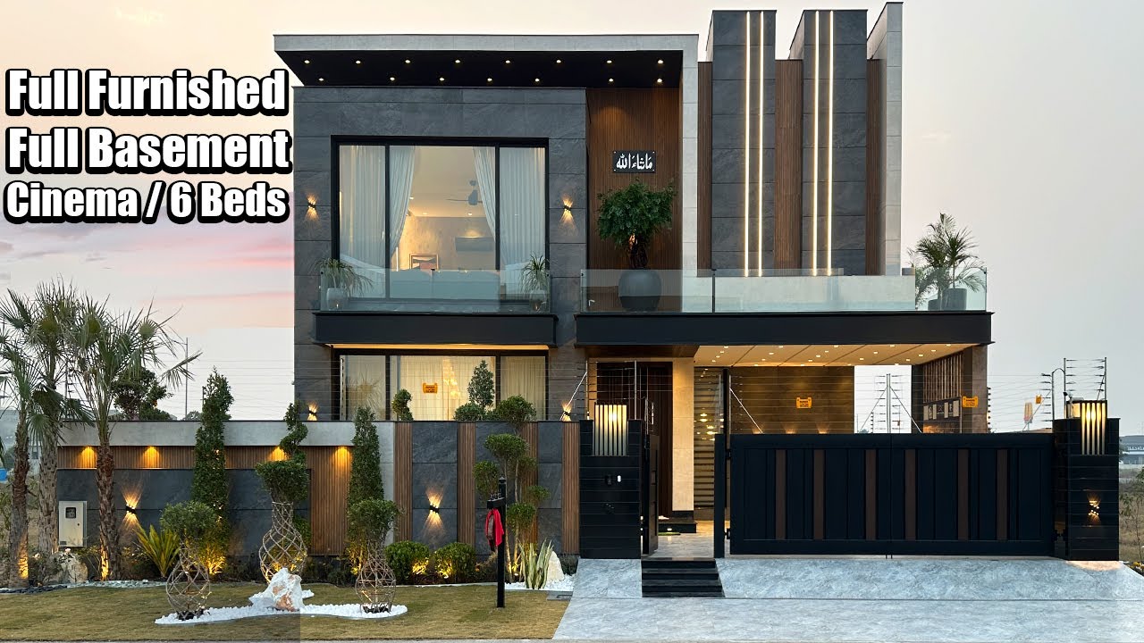 Fully Furnished 1 Kanal Luxury House With Full Basement, Cinema, In DHA Ph-7 Lahore @Al-Ali Group