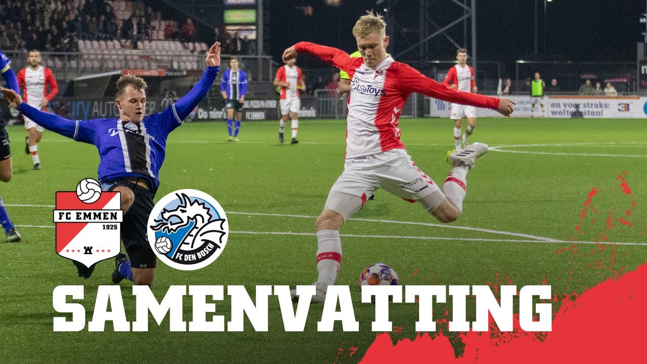 FC Emmen - FC Den Bosch | SAMENVATTING