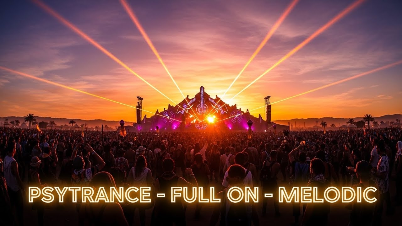 Desert Psytrance and full on at Dawn 🌄 | High Energy Festival 4K