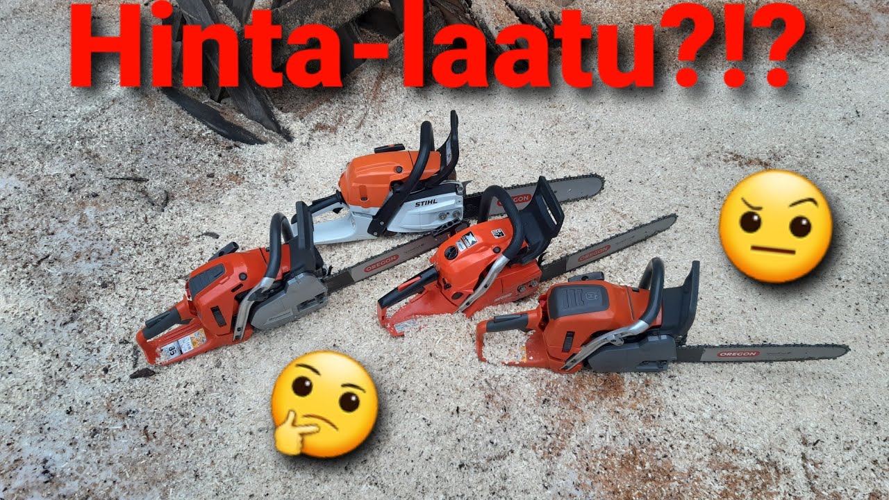 50 KUUTIOISET MOOTTORISAHAT TESTISSÄ! Echo 501 vs Stihl 261 vs Husqvarna 550 mk1 & mk2