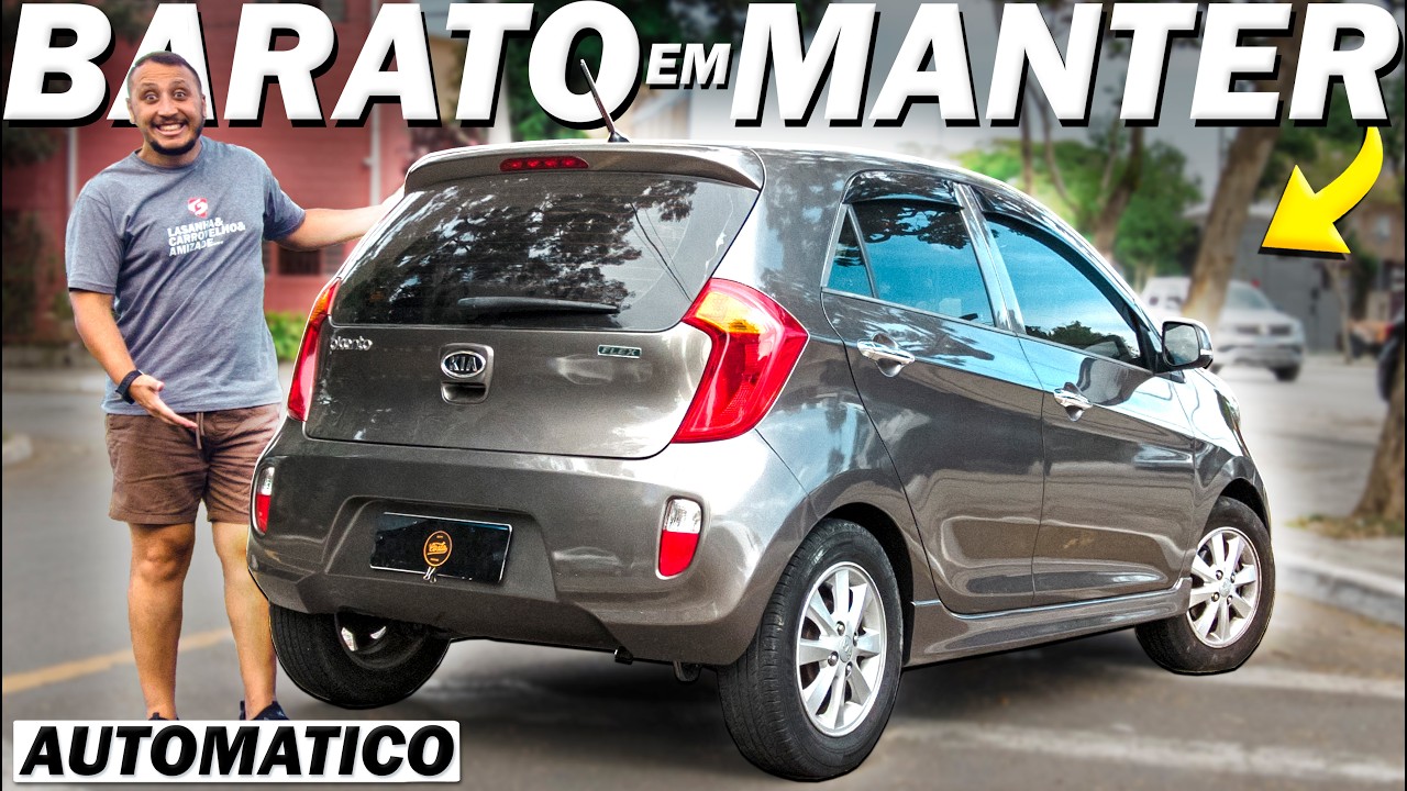 UM CARRO AUTOMÁTICO e SUPER ECONOMICO😱 Kia Picanto