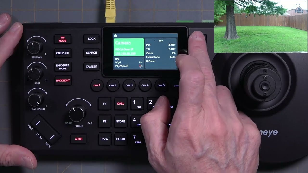 ChamEye PTZ E300 Controller | Unboxing and Setup