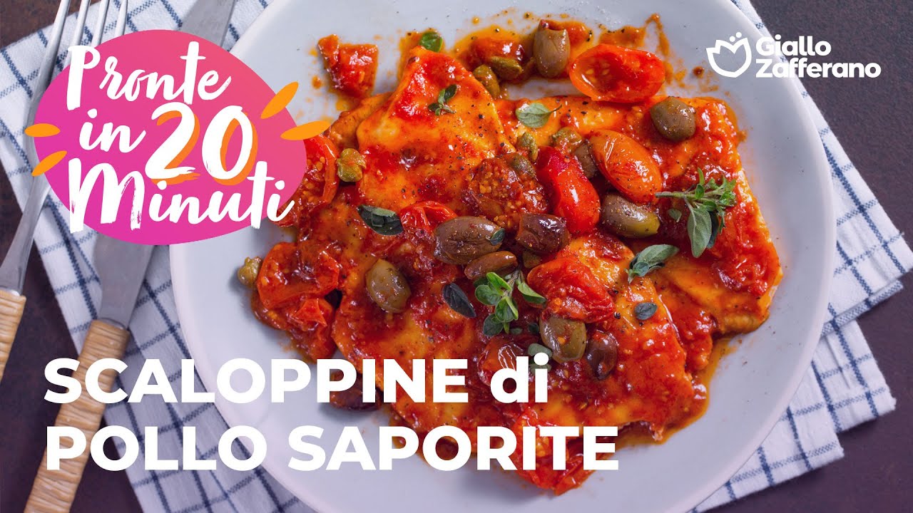 SCALOPPINE di POLLO SAPORITE: FACILI, VELOCI e GUSTOSISSIME! 🤤😍