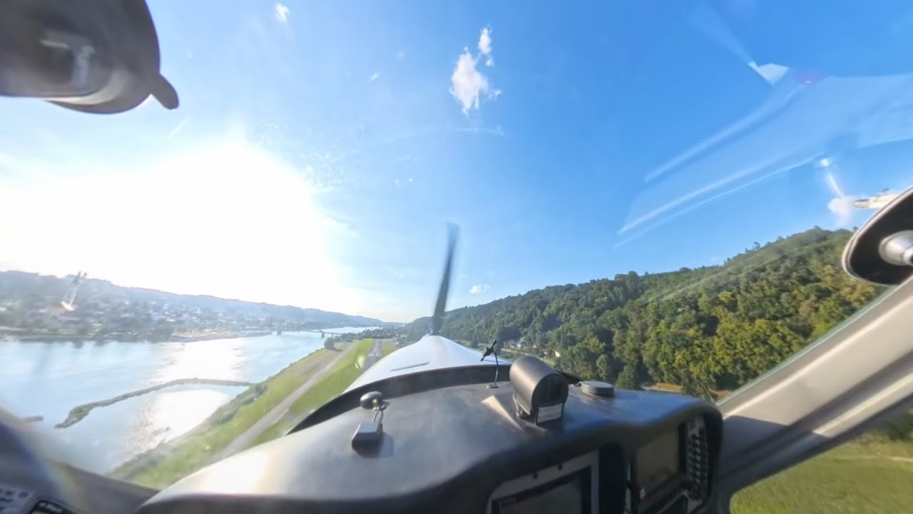 Flug von Vilshofen an der Donau EDMV nach Schönberg EDPK