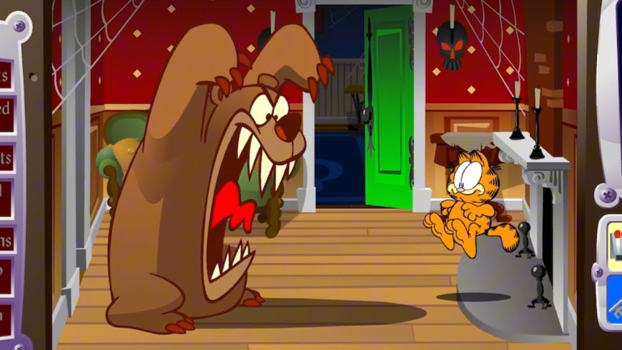 Garfield’s Scary Scavenger Hunt II: Donuts of Doom - full gameplay + all scarejumps