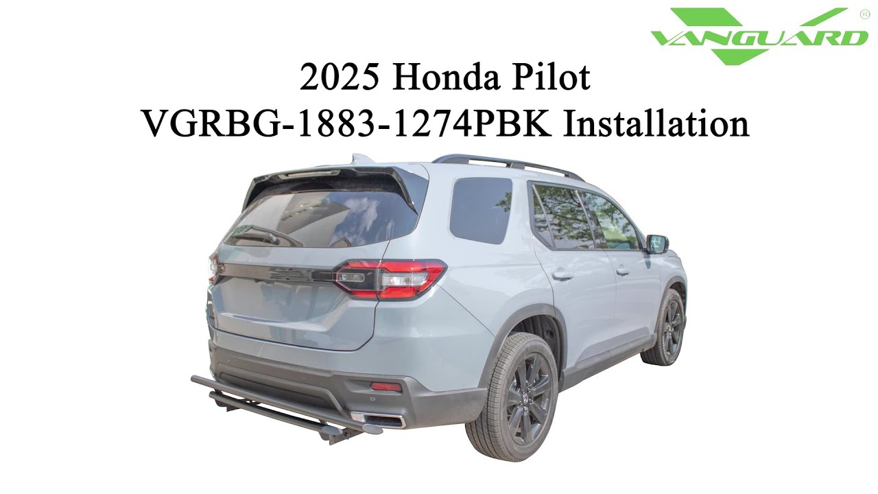 2023-25 Honda Pilot Double Layer Rear Bumper Guard Installation