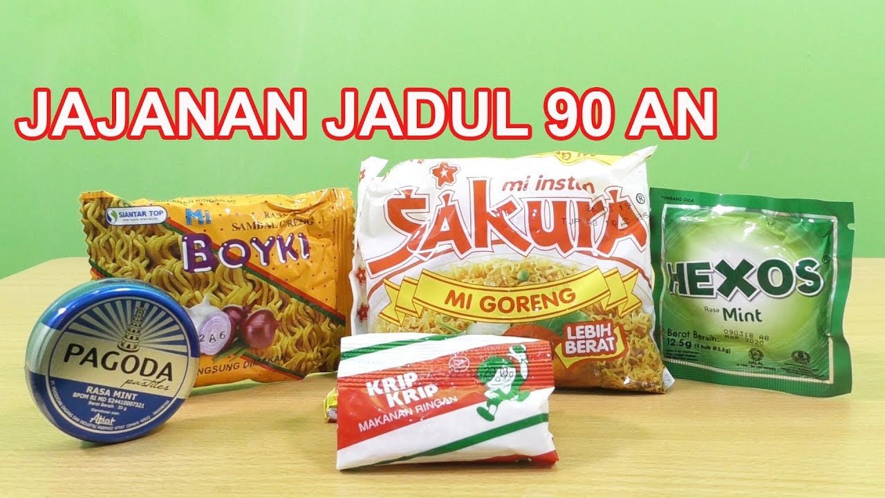 7 JAJANAN JADUL TAHUN 90 AN ENAK UNIK BERFAEDAH