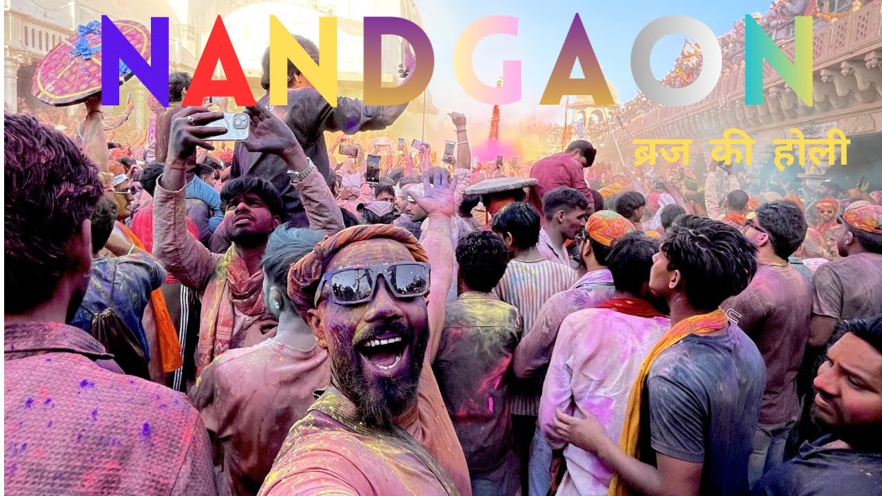 Vrindavan Nandgaon holi 2026. Most intense holi of india. #holi #vrindavan #lathmaarholi #subscribe 