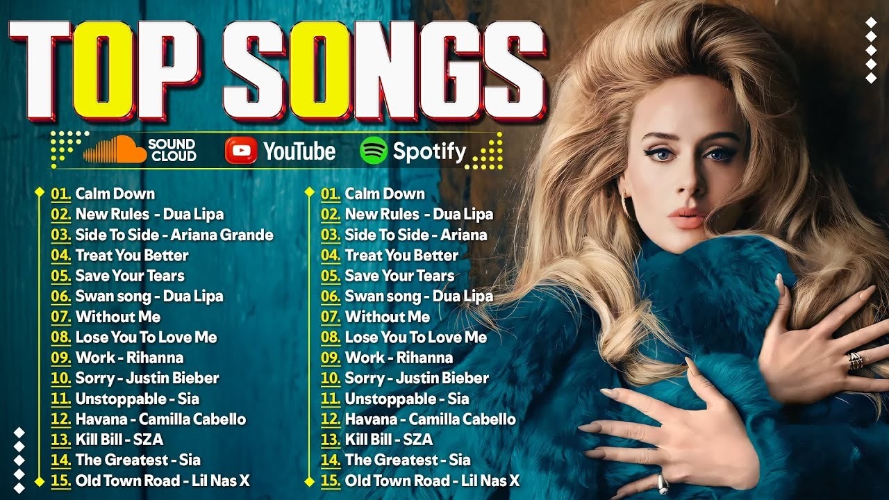 Dua Lipa, The Weeknd, Ed Sheeran, Bruno Mars, Adele, Selena Gomez, Maroon 5 💥 Billboard Hot 100