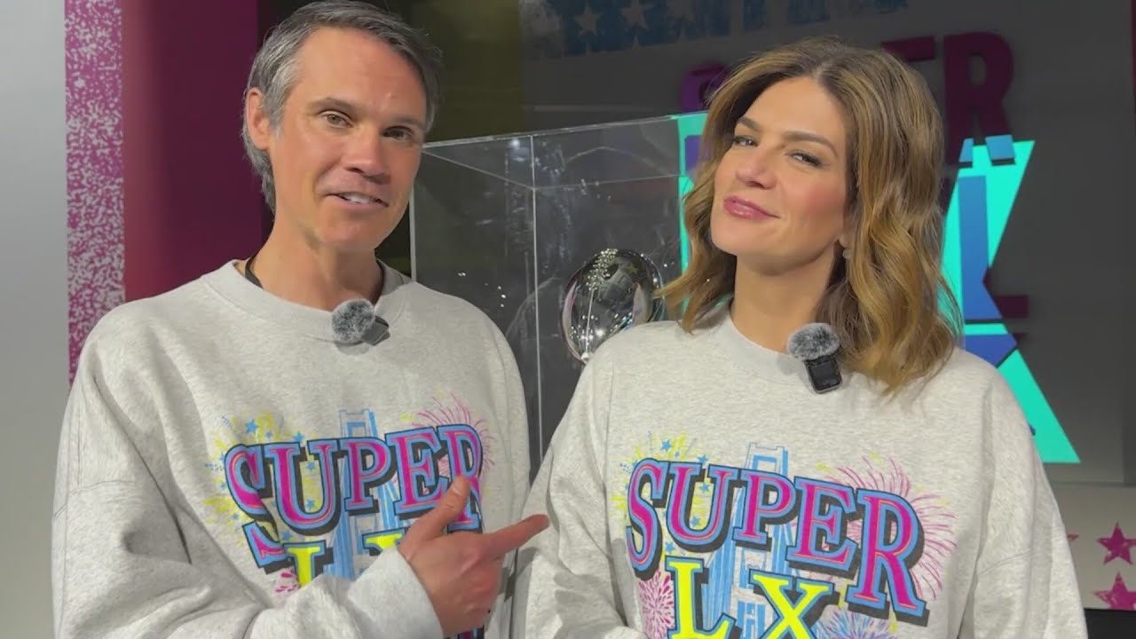 KRON4's Grant Lodes, Justine Waldman go head-to-head at Super Bowl Experience