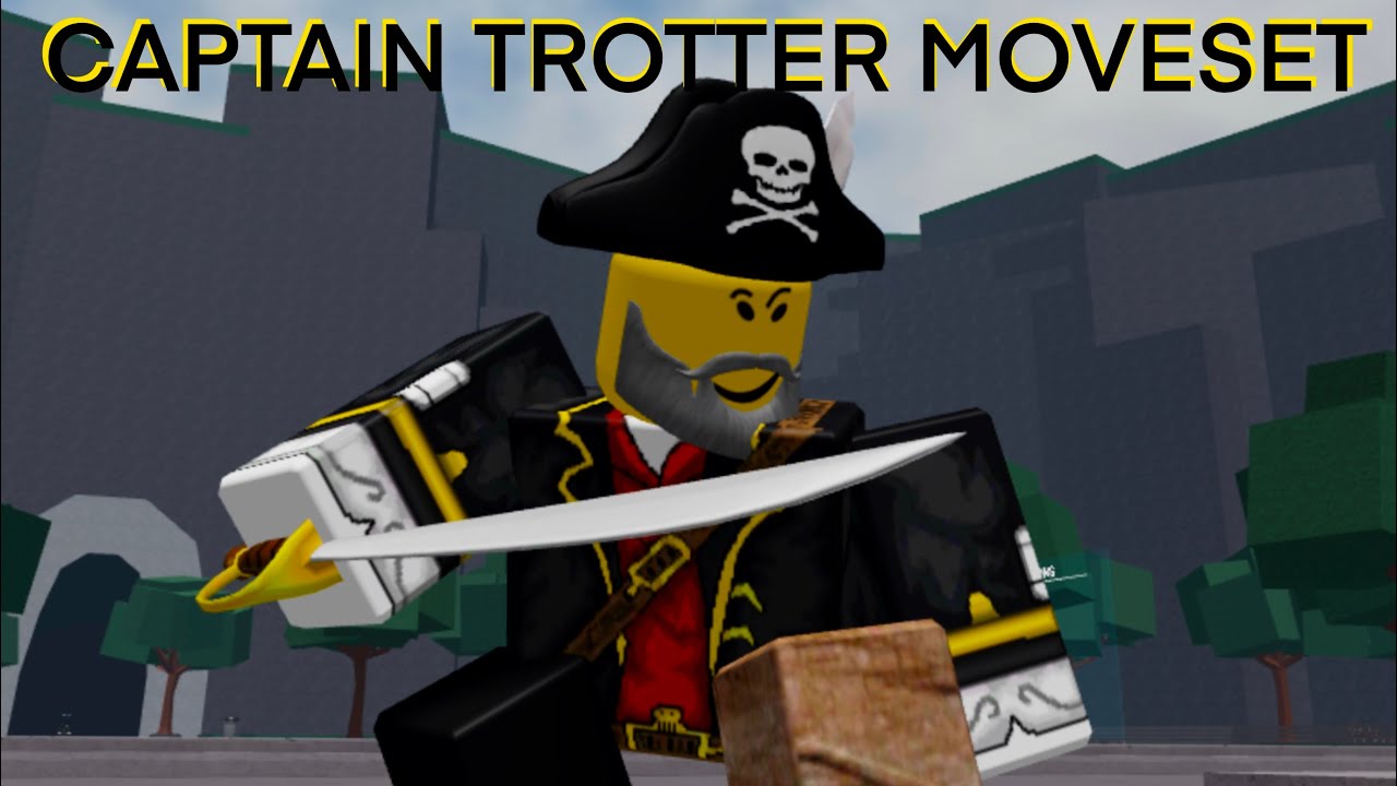 Captain Trotter Moveset in The Strongest Battlegrounds