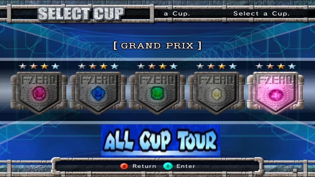 F-Zero GX - All Cups Tour with enhanced AI and Restore Enabled