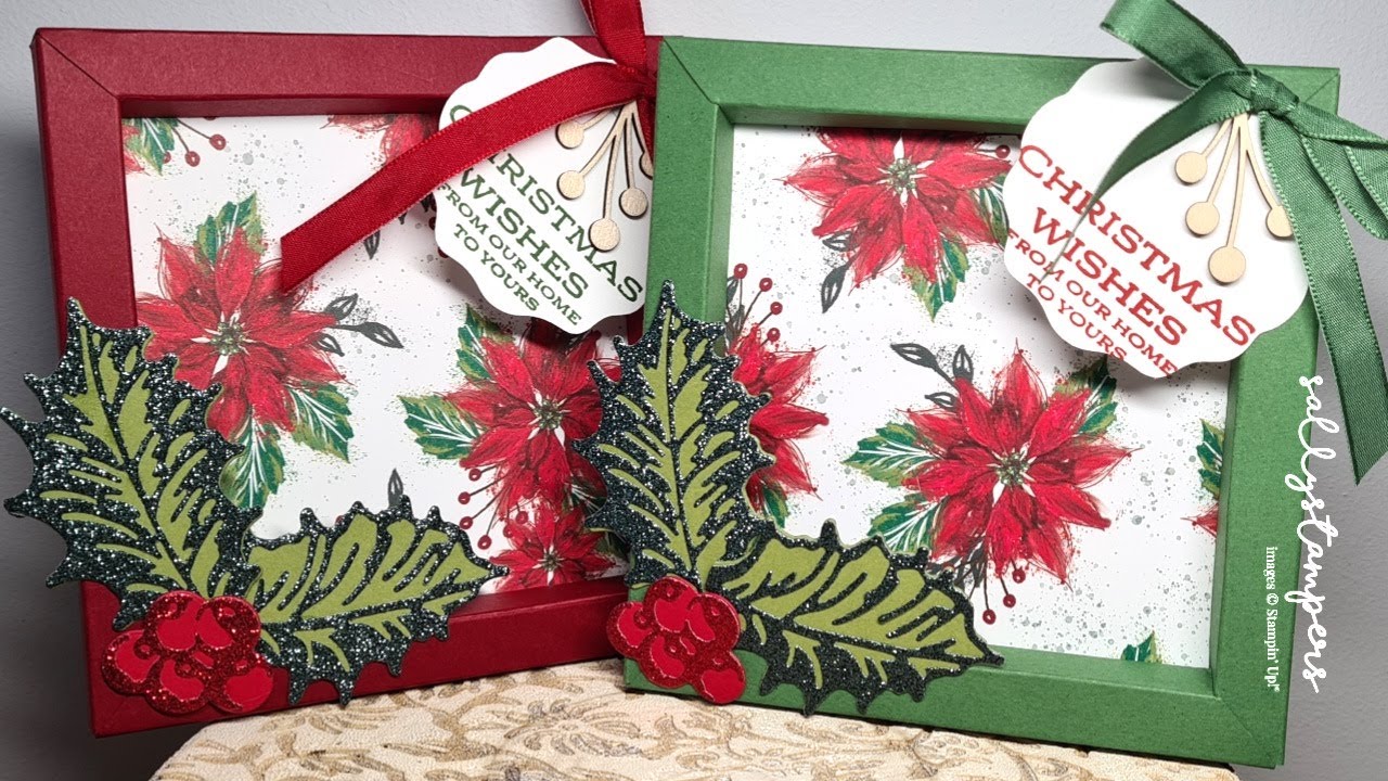 How To Make A Boughs Of Holly Box Card