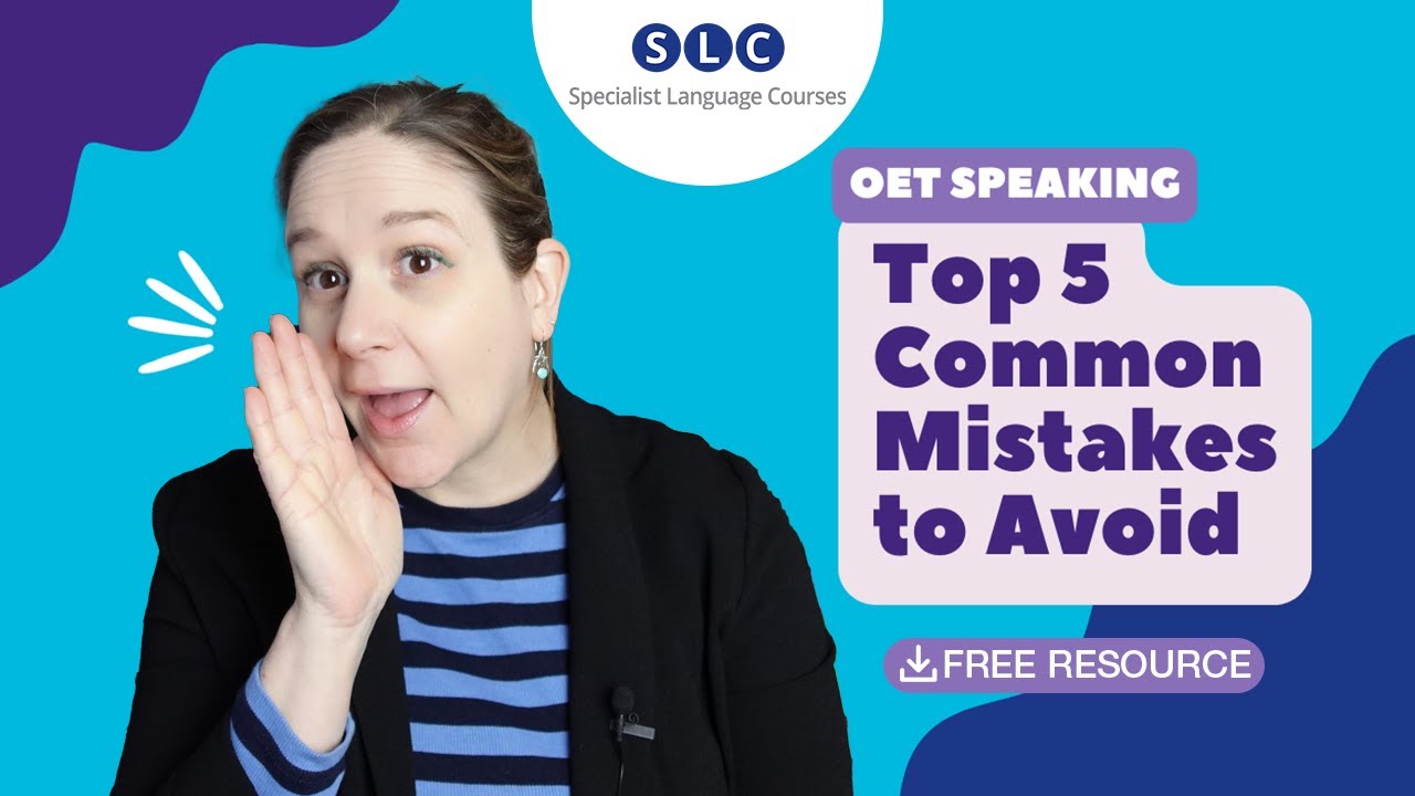 OET Speaking Medicine: TOP 5 Common MISTAKES to Avoid