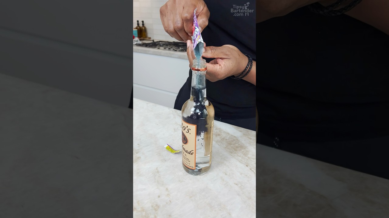 Purple Tito&rsquo;s kool-aid vodka #cocktail #drink #koolaid