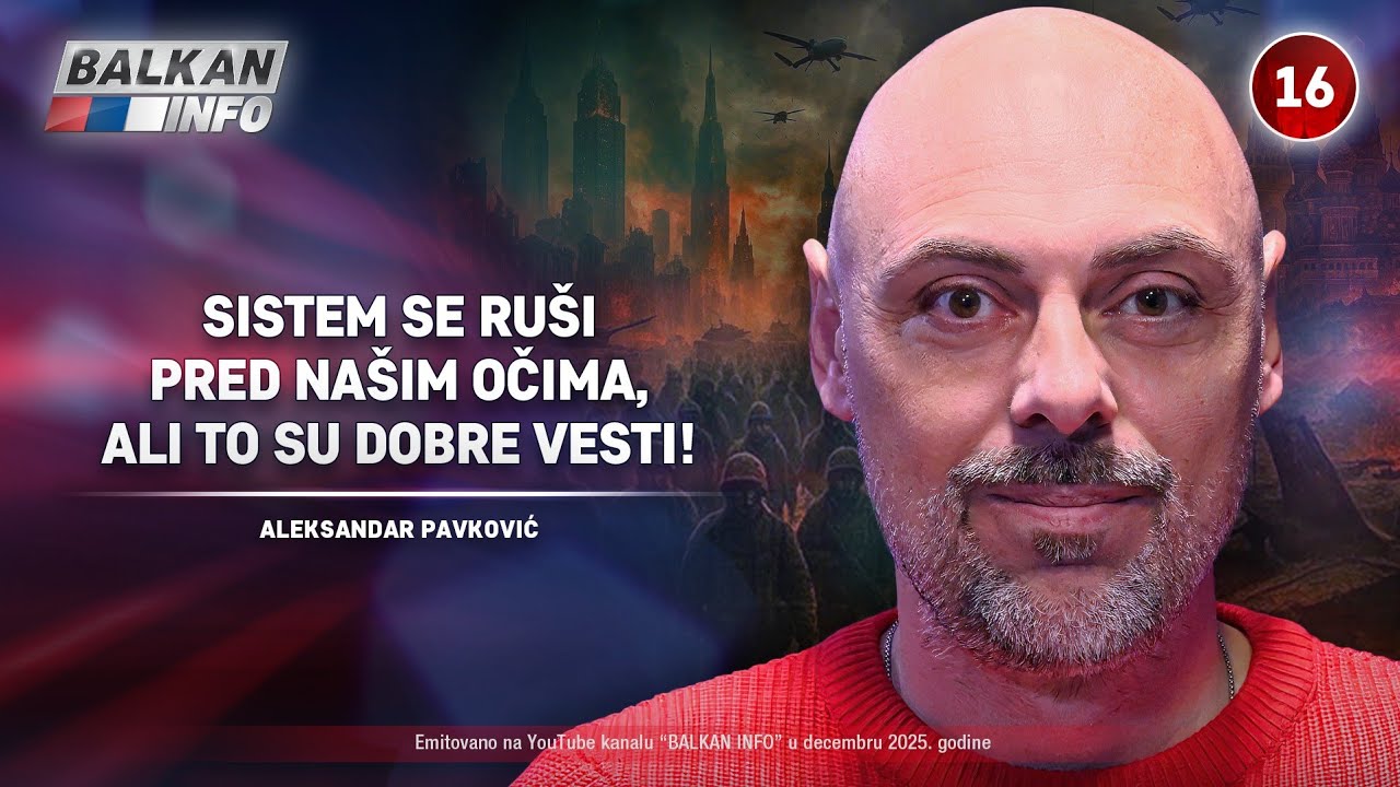 INTERVJU: Aleksandar Pavković &ndash; Sistem se ru&scaron;i pred na&scaron;im očima, ali to su dobre vesti! (29.12.2025)