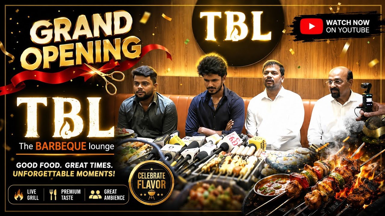 🔴Grand Opening TBL The BARBEQUE lounge KPY Bala Speech | unlimited buffet Experience 🔥