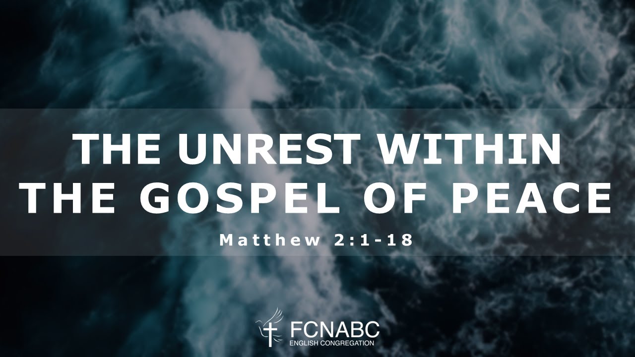 2025.1.5 | The Unrest Within the Gospel of Peace | Mr.  Pong