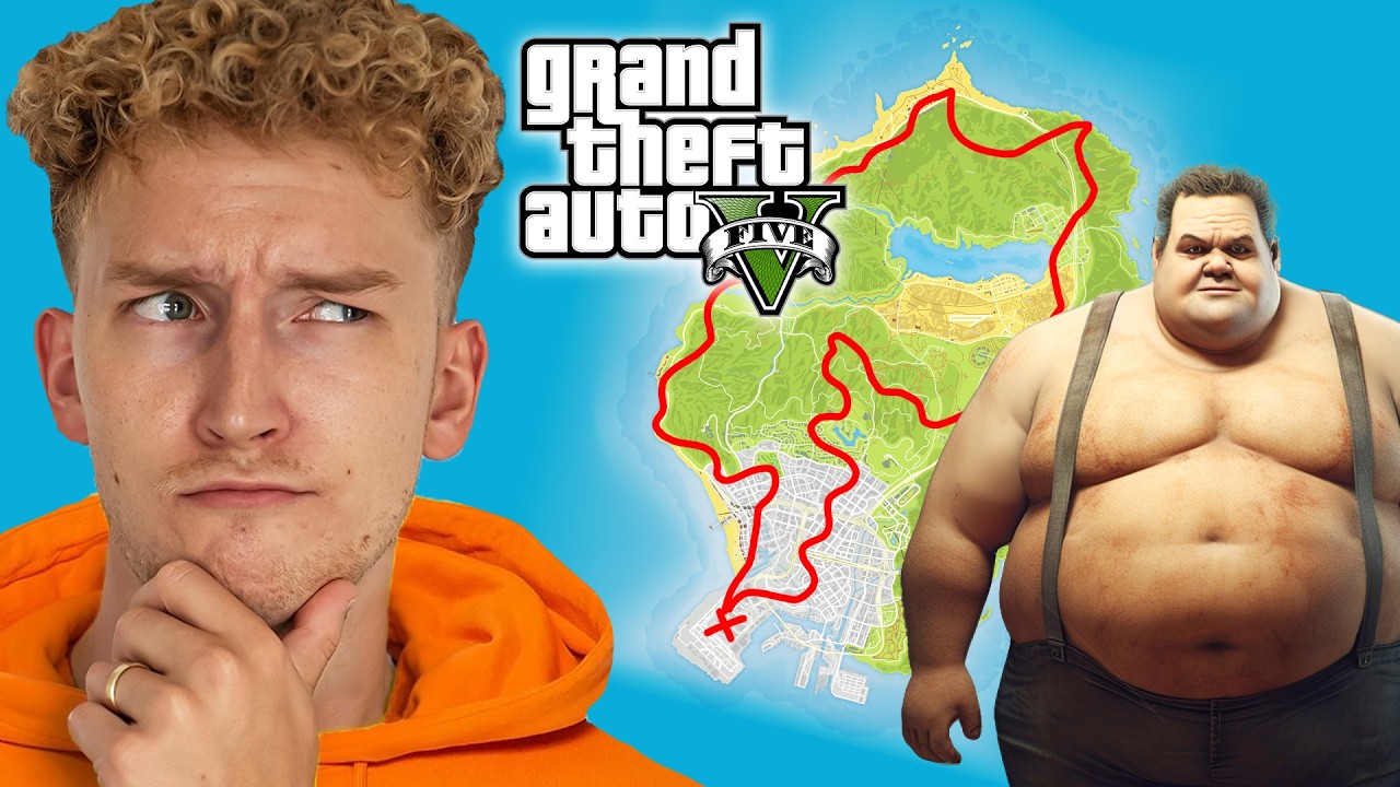GTA V - DOOKOŁA MAPY jako NPC! 🍾🚯