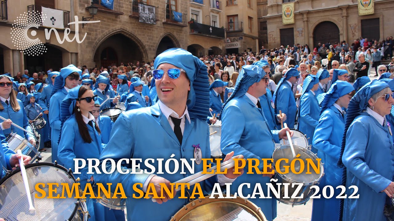 Procesión EL PREGÓN en Alcañiz | Semana Santa 2022