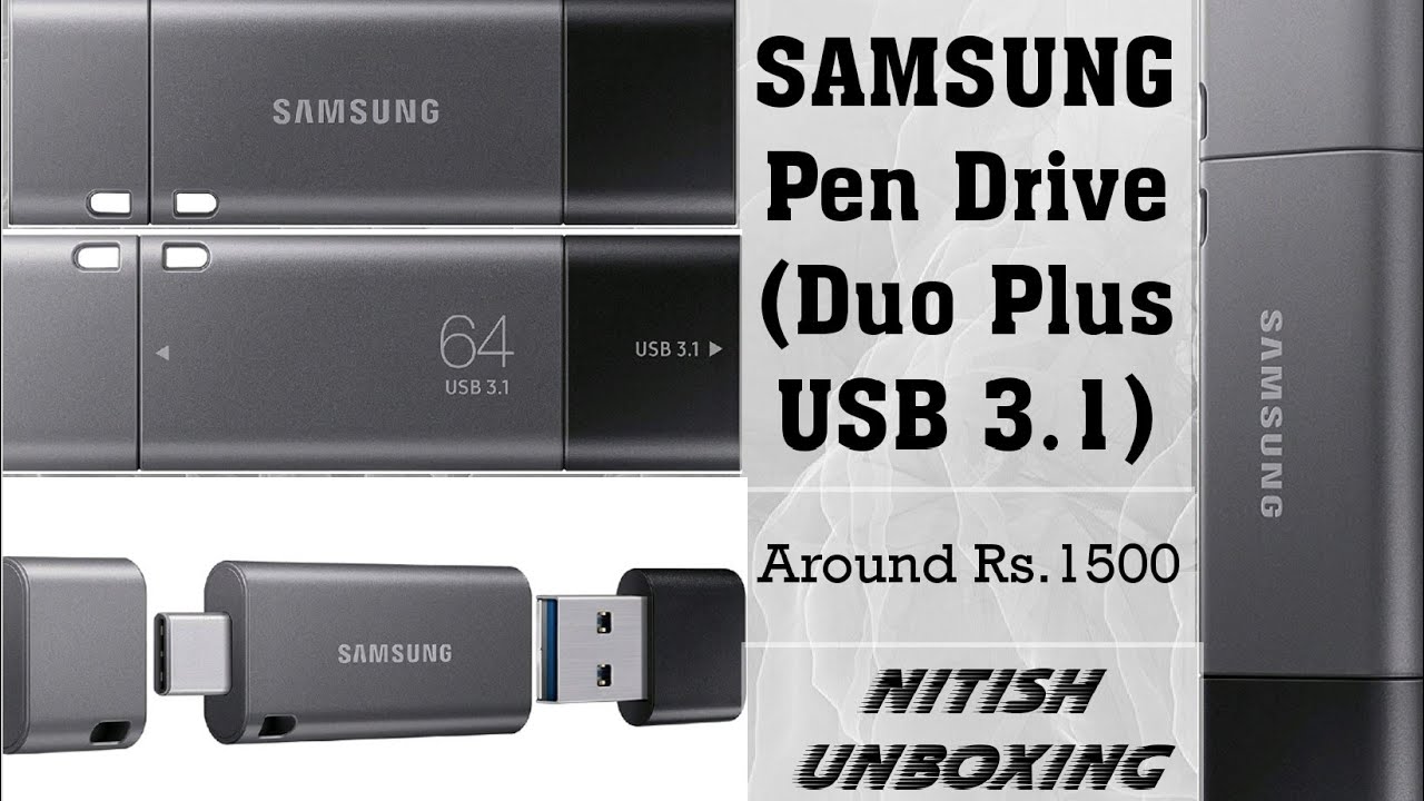 #samsung 64 GB Flash Drive USB 3.1 | Samsung Pen Drive Duo Plus