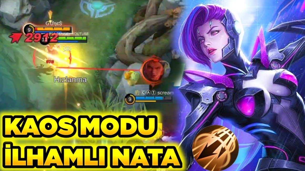 HAYATIMIN EN HIZLI TEKİNİ ATTIM/ İLHAMLI NATALİA İLE KAOS MODUNDA RAKİPLER YOK OLUYOR Mobile Legends