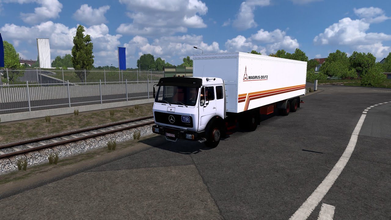 Euro Truck Simulator 2  Mit Einem MERCEDES-BENZ NG 1633 Von DUISBURG-KIEL