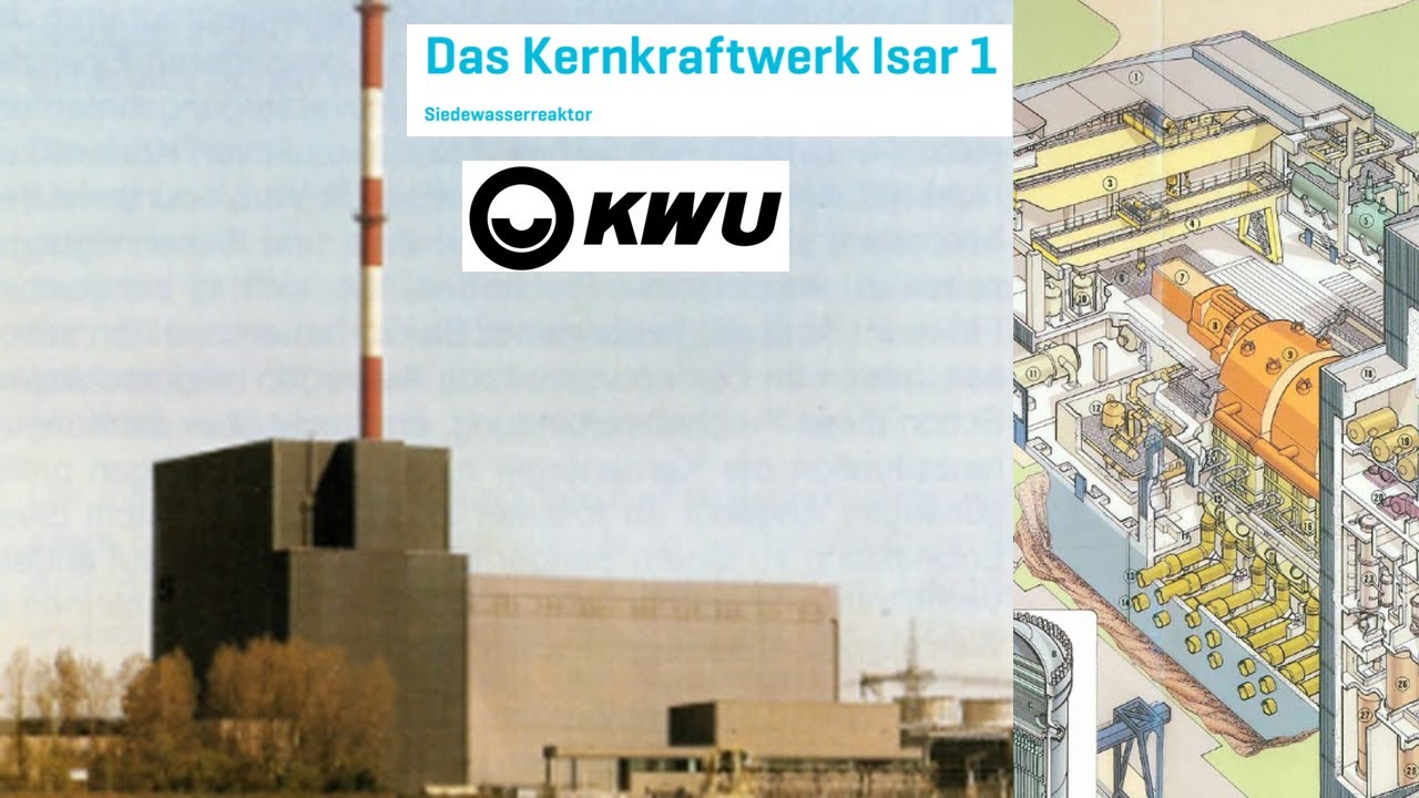 Das Kernkraftwerk Isar 1 (KKI 1) vom Typ Siedewasserreaktor der Baureihe 69