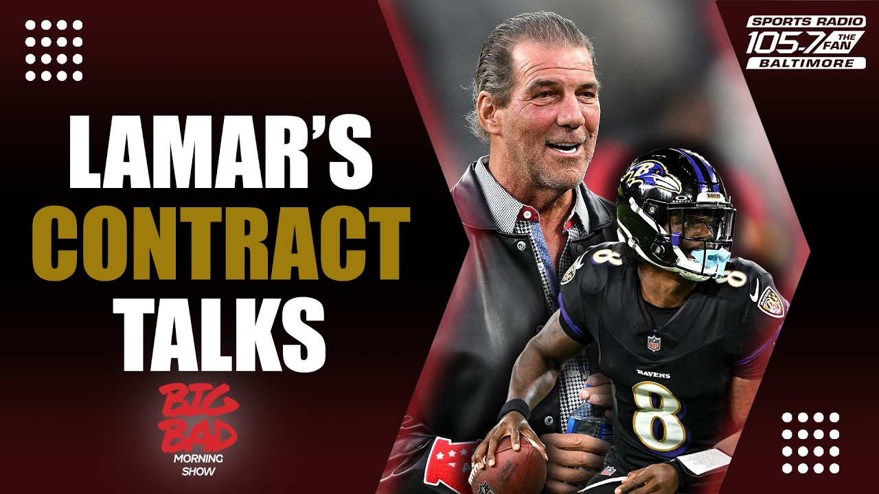 Will Lamar Jackson restructure his contract with the Ravens? | Big Bad Morning Show