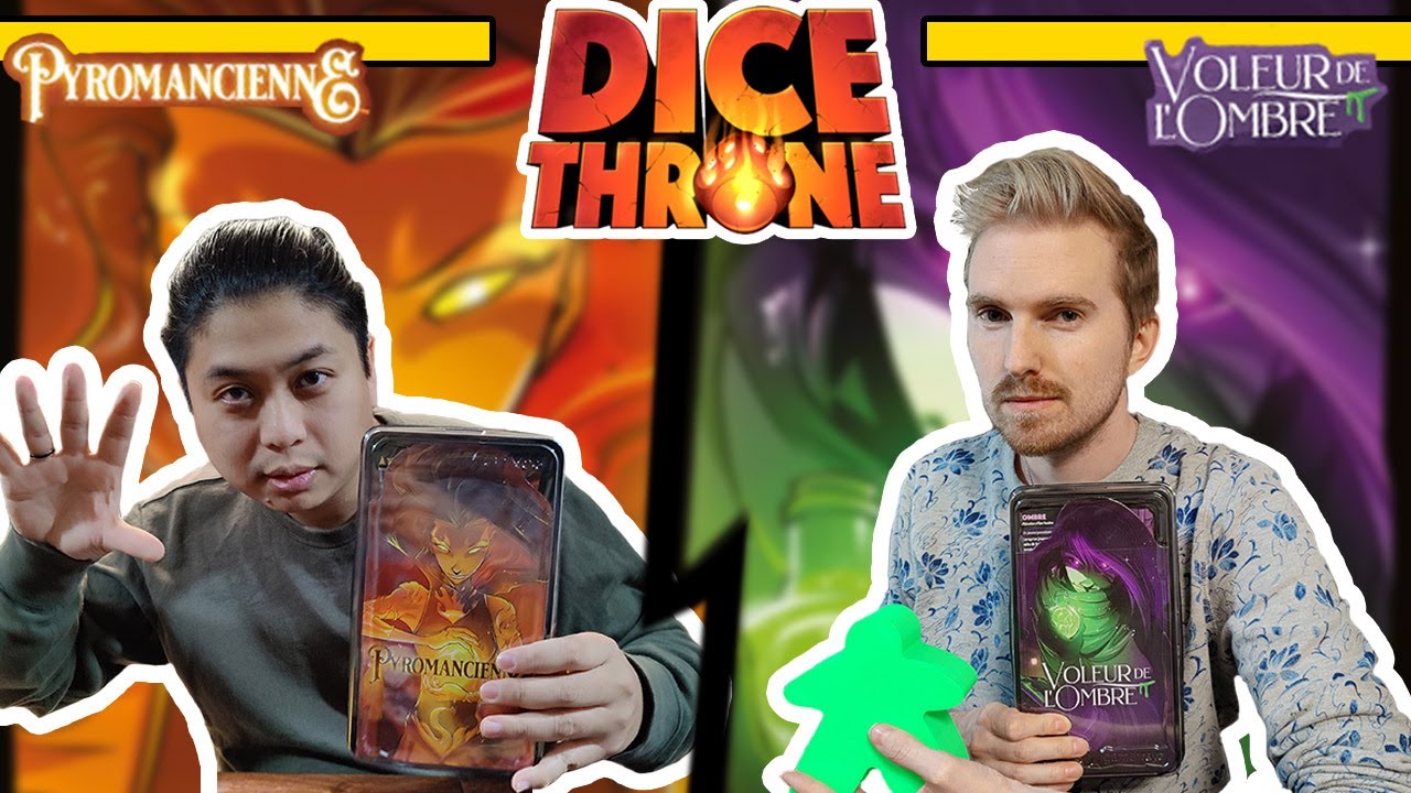 Dice Throne [ Partie FR ]: Pyromancienne vs Voleur de l'ombre !