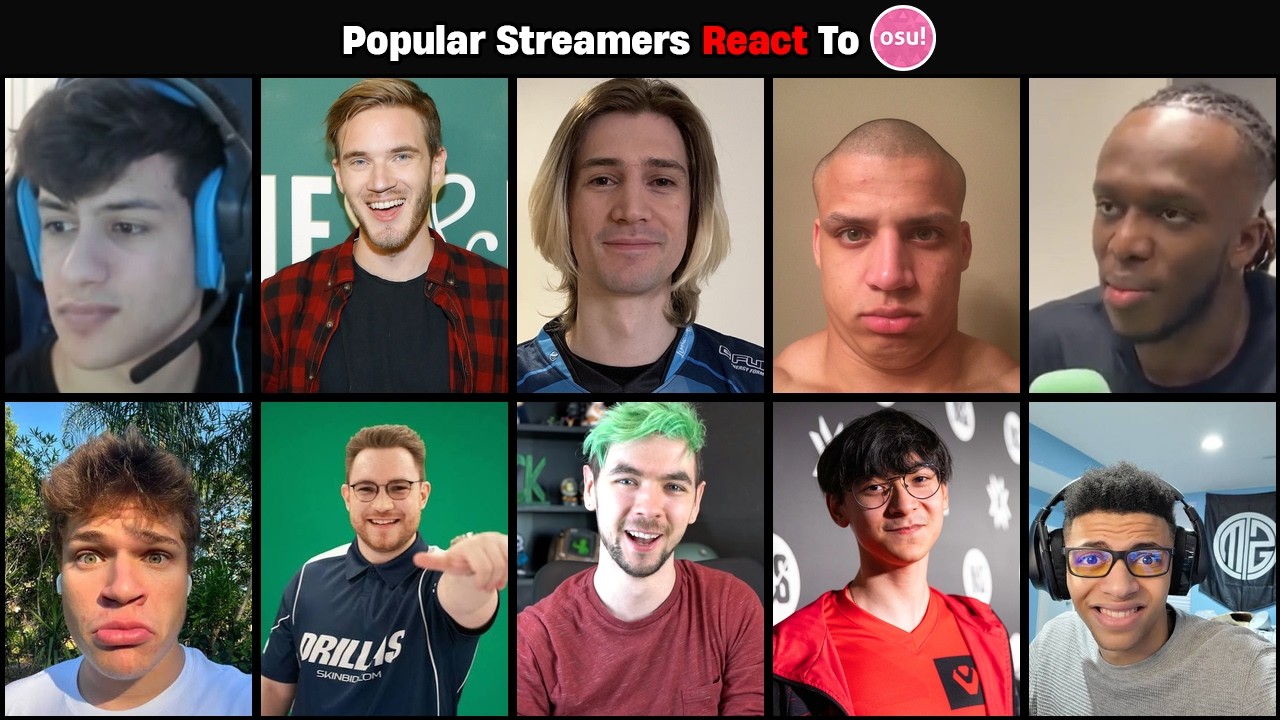 Все популярные стримеры реагируют на osu!