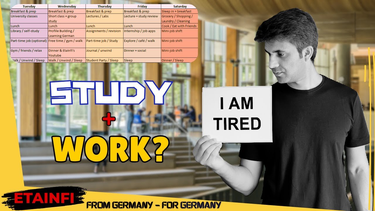 Can You Really Work & Study in Germany? (Job Types, Time Chart & German Requirement)