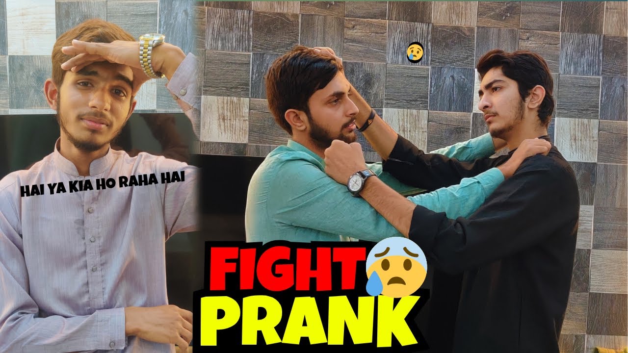 Fight Prank With Friends 😂👊 | HE Thought It Was Real! | 26K ka apple air pods