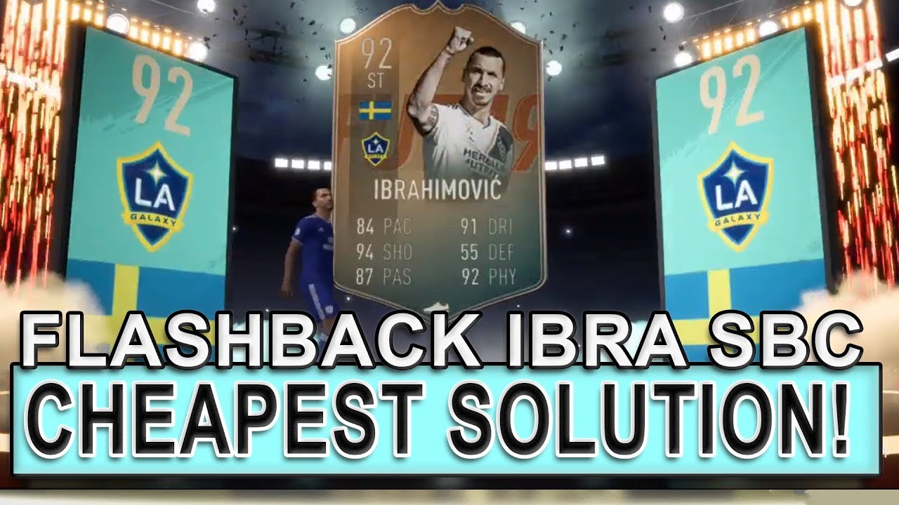 FLASHBACK ZLATAN IBRAHIMOVIC SBC CHEAPEST SOLUTION! | FIFA 19 SBC CHEAP | FIFA 19 ULTIMATE TEAM