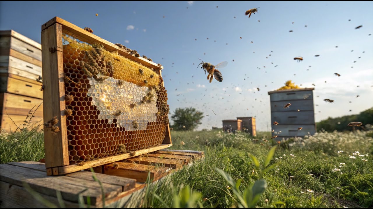 ŞOK EDEN KARAKOVAN BAL HASADI! B&ouml;yle Balı Daha &Ouml;nce G&ouml;rmediniz 🍯🐝