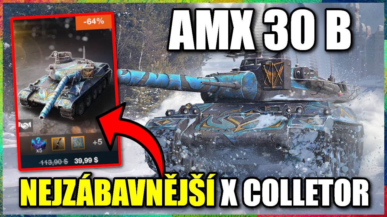 AMX 30 B - Nejzábavnější sběratelák v shopu? | WoT Blitz