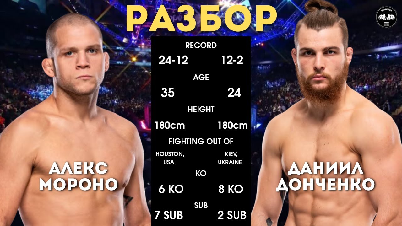 ДЕБЮТ ДЛЯ УКРАИНЦА | Даниил Донченко vs Алекс Мороно на UFC