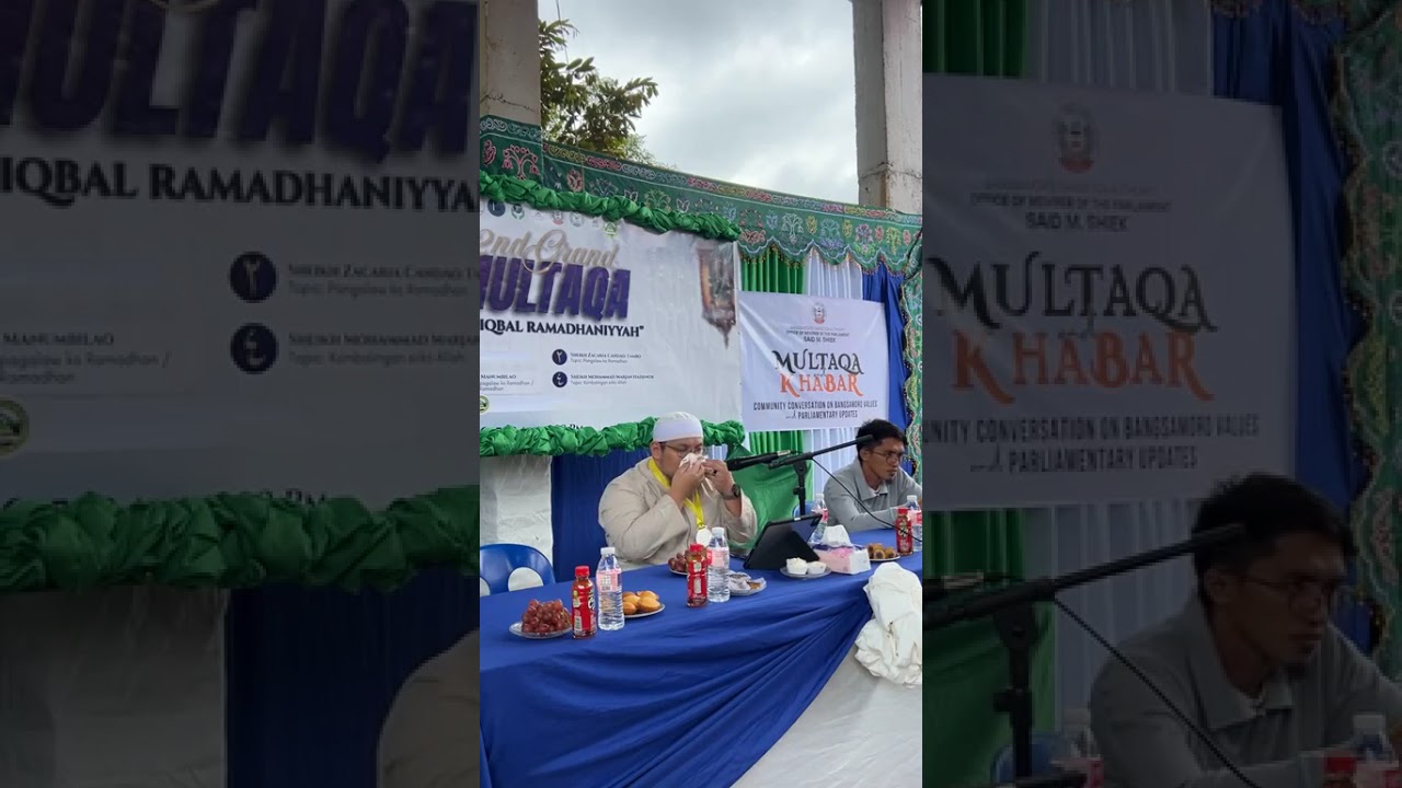 Shiek Muhammad Rajjal B. Manumbilao Topic so pamaka batal ko puasa part 2