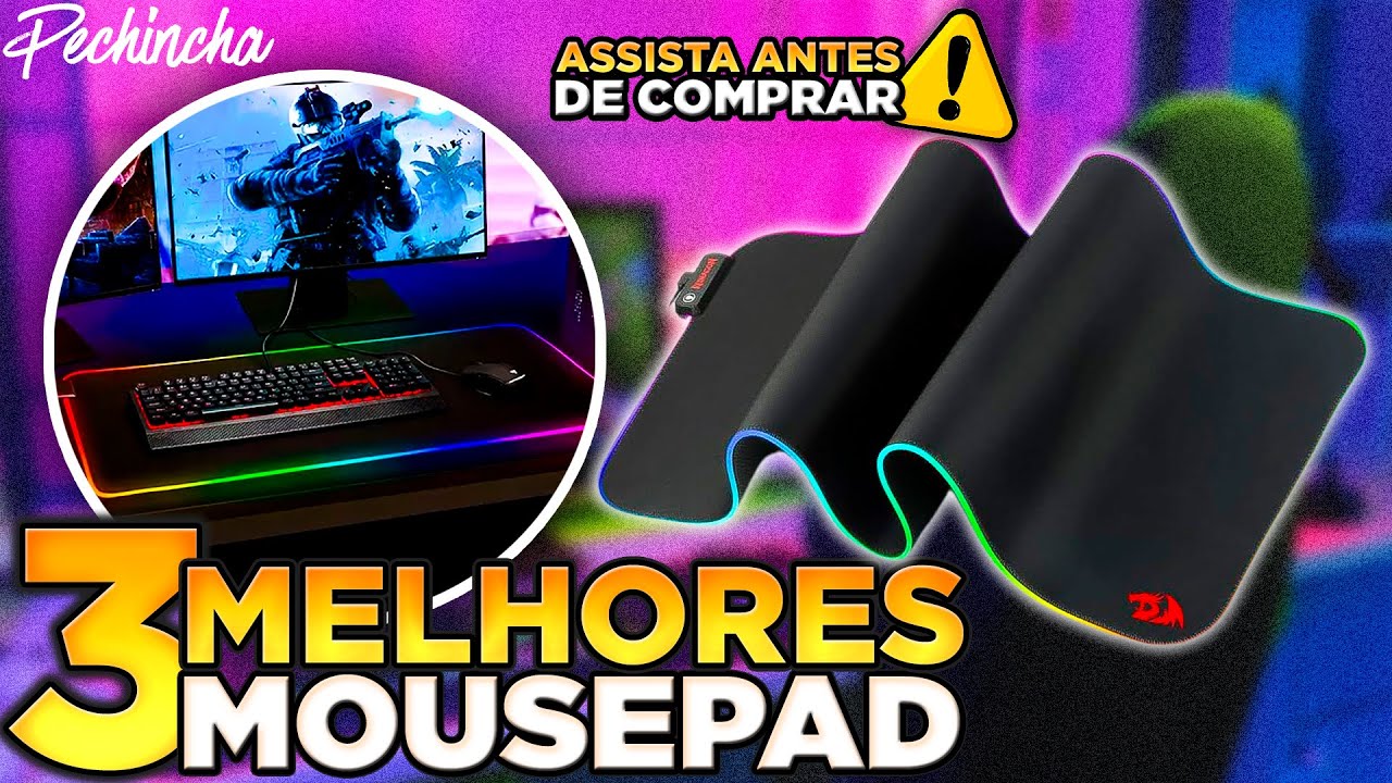 🏆TOP 3 Melhores Mousepad Gamer Com RGB Custo Benefício em 2025